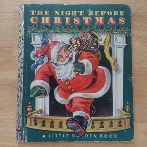 Vintage Little Golden Book #20 The Night Before Christmas Book